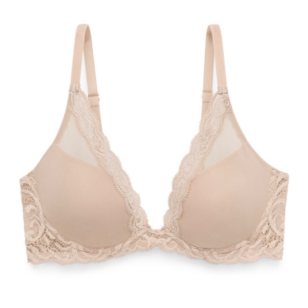 Natori Feathers Contour Plunge Bra